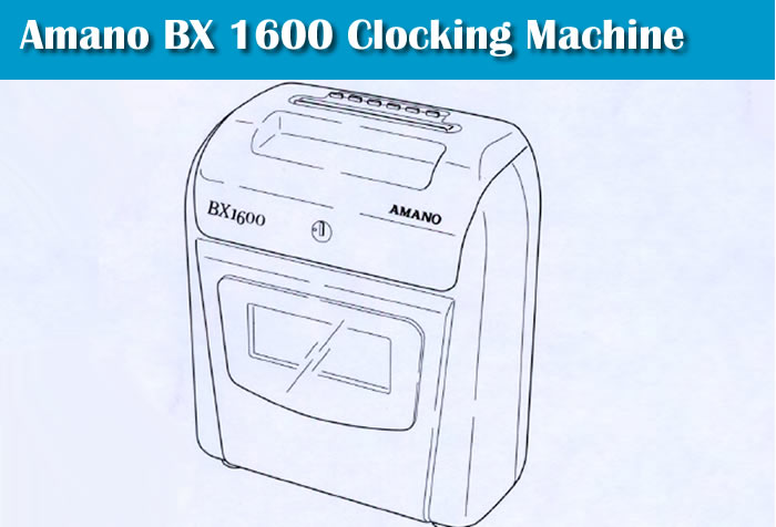 Amano BX-1600 Clocking machine Product